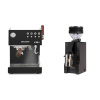 Ascaso Steel DUO PID PLUS, Black&Wood + Eureka Mignon Zero, BL black