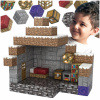 Magnetické stavebné kocky 3D Sada 120 kusov Montessori Zima