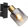 Globo Lighting Hollys nástenná lampa 1x40 W čierna-zlatá 54310-1