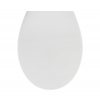 Wenko | WENKO 21903100-WC toaletné sedátko SAMOS 44,5x37,5 cm biela/strieborná | WE0613