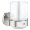 Grohe Essentials Pohár s držiakom, supersteel 40447DC1-GR