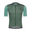 SHIMANO Cyklistický dres s krátkym rukávom - ARIA - zelená