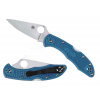 Vega Spyderco C11FPBL Delica 4 Flat Ground Blue vreckový nôž 9,5 cm, modrá, FRN