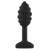 ToyJoy Anal Play Swirl Anal Plug Black