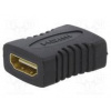 Adaptér HDMI zásuvka,z obou stran černá