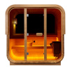Sudová sauna CUBE Hemlock 200