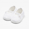 Dojčenské krajkové baletky capačky New Baby biela 0-3 m Farba: Biela, Veľkosť: 6-12 m