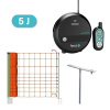 Set elektrického ohradníka so sieťou - ochrana pred vlkom, rysom - DUO RF zdroj s ovládačom - sieť 50 m