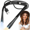 LAMPKA NA ČÍTANIE KNÍH ŠITIA NA KRK USB LED 3 FARBY FLEXIBILNÁ ĽAHKÁ