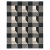 Vlněný kusový koberec Harlequin Blocks slate 141904 Brink & Campman 140 x 200
