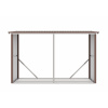 Prístrešok na drevo G21 WOH 682 - 302 x 119 cm, hnedý