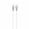 Fixed FIXDB-CC2-WH USB-C/USB-C a podporou PD, USB 2.0 100W pletený, 2m, bílý