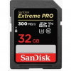 Karta SanDisk SDHC 32GB Extreme PRO (300 MB/s, Class 10, UHS-II U3 V90) SDSDXDK-032G-GN4IN