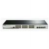 D-Link DGS-1510-28X 28-Port Gigabit Stackable Smart Managed Switch including 4 10G SFP+ ports (smart fans) (DGS-1510-28X/E)