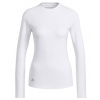 Dámske spodné tričko Adidas Long Sleeve Crew M Biela Dámske