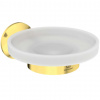 Ideal Standard La Dolce Vita Mydlovnička s držiakom, sklo/kefované zlato T5507A2