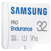 SAMSUNG PRO Endurance MicroSDHC 32GB + SD Adaptér / CL10 UHS-I U1 / V10 (MB-MJ32KA/EU)