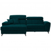 Carryhome ROHOVÁ SEDACIA SÚPRAVA, textil, petrolejová - Sedačky - 000812004403