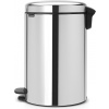 Odpadkový kôš s pedálom NewIcon leštená oceľ 20 l