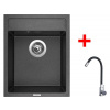 Sinks CLASSIC 400 Granblack + Elasta nerez/čierná