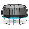 Aga SPORT EXCLUSIVE Trampolína 500 cm Svetlomodrá + ochranná sieť + rebrík