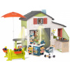 Domček a nákupné centrum Friends House DeLuxe Life Smoby rozšíriteľný s reštauráciou