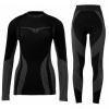 Termo komplet GOLDBERGH Slick Baselayer long sleeve + Contour Baselayer pant Black Čierna L/XL