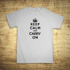 Keep calm and carry on, Barva Bílá, Velikost 3XL Bezvatriko.cz 108219