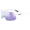 UVEX SPORTSTYLE 237 White Matt/Mirror Lavender (8816) sportovní brýle s moderním designem