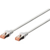 Digitus DK-1644-250 RJ45 sieťové káble, prepojovacie káble CAT 6 S/FTP 25.00 m sivá bez halogénov, krútené páry, s ochranou, samozhášavý 1 ks; DK-1644-250