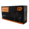 Nitrilové ochranné rukavice čierne SD grip - L 50ks
