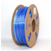 Tlačová struna (filament) GEMBIRD, PLA, 1,75mm, 1kg, silk ice, ladovo modrá/tmavo modrá (3DP-PLA-SK-01-ICE)