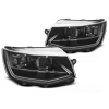 Volkswagen T6 2015-2019 - Predné LED TUBE svetlá ČIERNA DRL SEQ