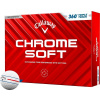 Golfové loptičky Callaway Chrome Soft 2024 360 Triple Track, 12, Chrome Soft