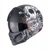 Moto přilba SCORPION EXO-COMBAT II GENESIS matná černo/bílo/zlatá M