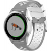 PREsmartfon Garmin Vivoactive 4S/ Vivomove 3S/ Venu 3S/ Venu 2S, Forerunner 255S silikónový remienok bielo-sivý