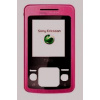 Sony Ericsson T303 Predný kryt tmavo rúžový