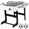 Stôl na stolný futbal GamesPlanet Belfast biely 121 x 101 x 79 cm