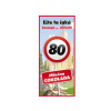 Mliečna čokoláda 100g – Všetko najlepšie k 80.narodeninám (BC 124024)