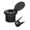 Zásuvka vstavaná ORNO OR-GM-9015/B 1 zásuvka 2 USB (A+C), čierna
