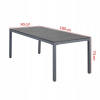Záhradný stôl, stolík - Záhradná tabuľka WPC Terrace 180 cm (Záhradná tabuľka WPC Terrace 180 cm)