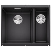 Blanco Subline 340/160-U, silgranitový drez pod pracovnú dosku 555x460x190 mm, drez vľavo, 1,5-komorový, antracitová, BLA-523548