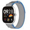 eses Silikónový remienok pre Xiaomi Redmi Watch 4 a 5, Smart Band 8 Pro a 9 Pro - Modro sivý