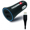 SWISSTEN CL ADAPTÉR 2,4A POWER 2x USB + KABEL LIGHTNING 20110910