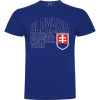 Superfutbal Pánske tričko Slovakia National Football Team, rôzne farby a veľkosti Farba: kráľovská modrá, Veľkosť: S
