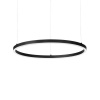 LED Stmievateľný luster ORACLE SLIM SP D90, 3000k, 4600lm, čierna farba | Ideal Lux