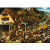 Grafika Brueghel The Dutch proverbs,1559 II 2000 dielov