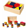 Drevené kocky Dienesove geometrické tvary Viga Toys Montessori