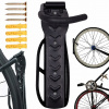 Nástenný vešiak na bicykel XL-Tools 20 kg, čierny