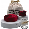 lotta curls Čelenka Original Velvet Set - Bordeaux Red